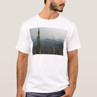 T-shirt Gisements de lave et panoramique au passage Orégon