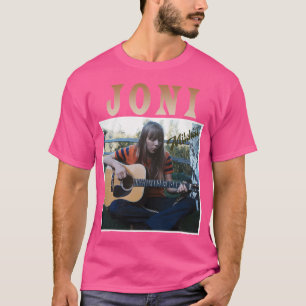 T-shirt Git De Style Rétro Joni Mitchell Pour Fans