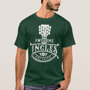 T-shirt GItarrist Musicien Awesome Uncles Jouer le cou de