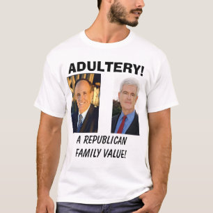 T-shirt giuliani, une valeur familiale républicaine ! ,