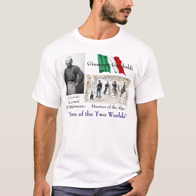 T-shirt Giuseppe Garibaldi (Devant)