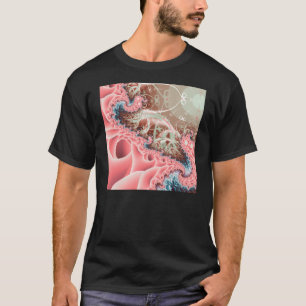 T-shirt givrage rose avec des racines : détail 3