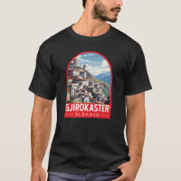 Gjirokaster Albanie Travel Art Vintage