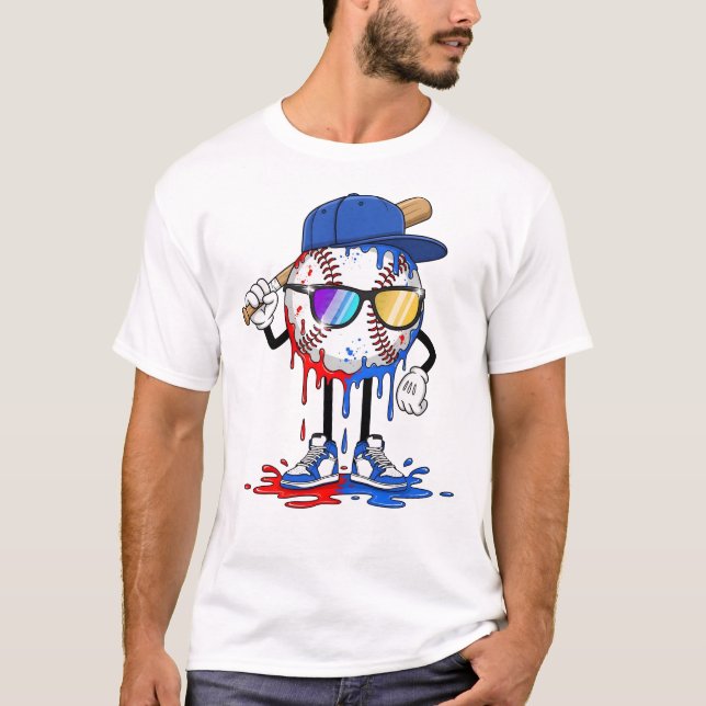 T-shirt Glace Baseball Drip  (Devant)