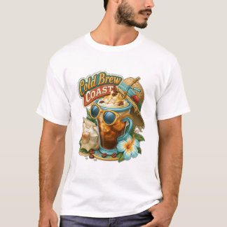 T-shirt Glace Brew Coast Plage Café Glacé