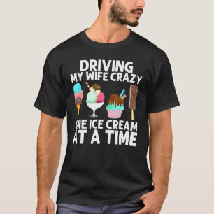 T-shirt Glace Cool Art Pour Hommes Papa Cône de Gelato Sur