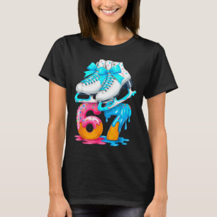 T-shirt Glace de patinage qui coule numéro 67 Joueur 67e a