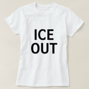 T-shirt Glace dehors