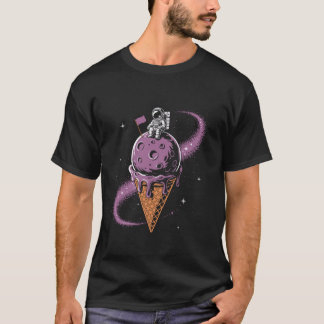 T-shirt Glace en gaufrette Galaxy Atterrissage sur la Lune