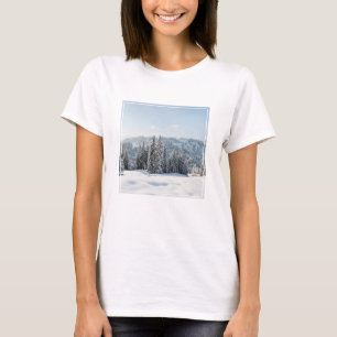 T-shirt Glace et neige   Allgäu Bavaria Allemagne