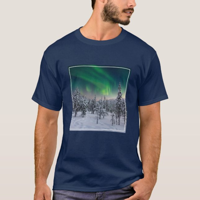 T-shirt Glace et neige | Paysage d'hiver, Finlande (Devant)