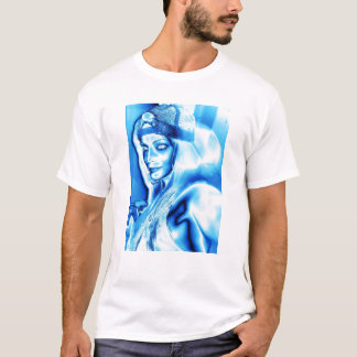T-shirt Glace métallique de casquette d'Alisha