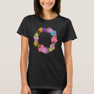 T-shirt Glace pour gourmand Cône d'été Dessert Sucreries C