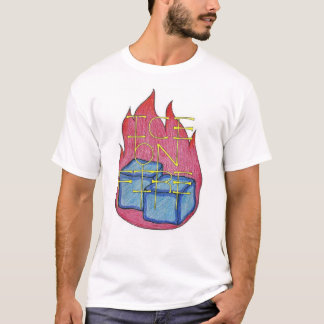 T-shirt Glace sur la chemise du feu
