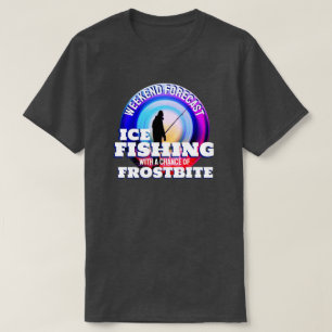T-shirt Glacée amusante Frostbite de pêche