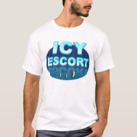 T-shirt glacial d'escorte