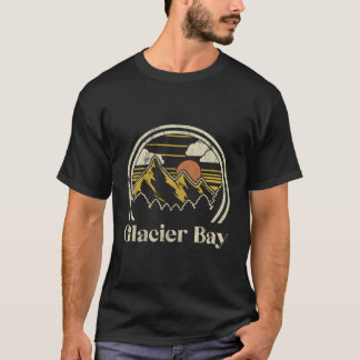 T-shirt Glacier Bay Mountains Alaska Randonnée en plein ai
