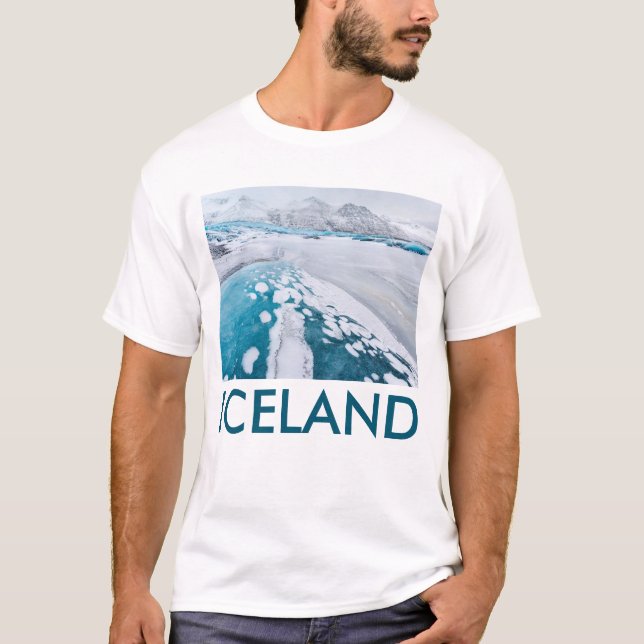 T-shirt Glacier gelé, Islande (Devant)