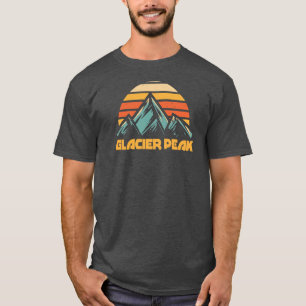 T-shirt Glacier Peak Rétro Turquoise