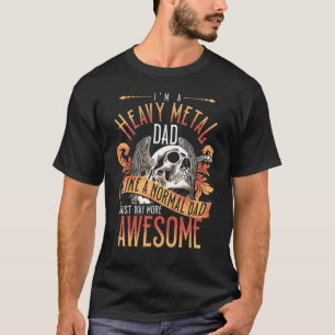 T-shirt Glacière métallique lourd Papa Punk Rock Music