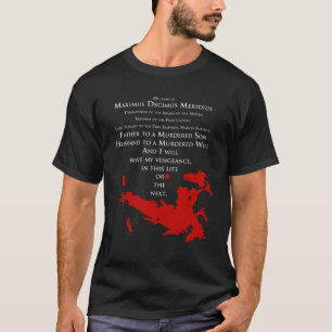T-shirt Gladiateur - Mon nom est Maximus Decimus Meridius
