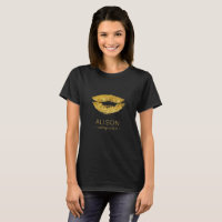 Glam parties scintillant en or noir grand peintre 