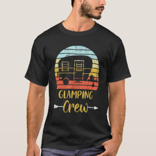 T-shirt Glamping Équipage jumelant Filles de famille Campi