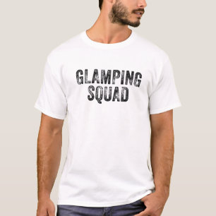 T-shirt Glamping Squad Funny Matching Famille Camping Trip