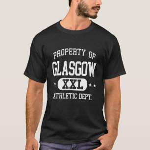 T-shirt Glasgow Retro Athletic Property Dept