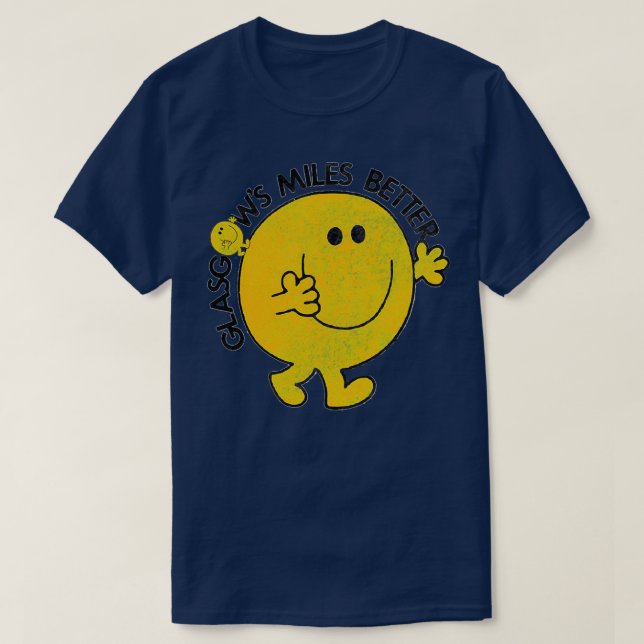 T-shirt Glasgow vintage disparu (Design devant)