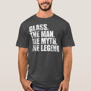 T-shirt Glass Nom de famille Glass nom de famille Glass Su