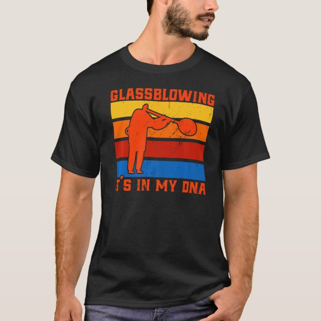 T-shirt Glassblower It's In My DNA Glasslow (Devant)