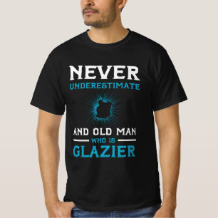 T-shirt Glazier Dit Fenêtre Fitter Glazier Noël 