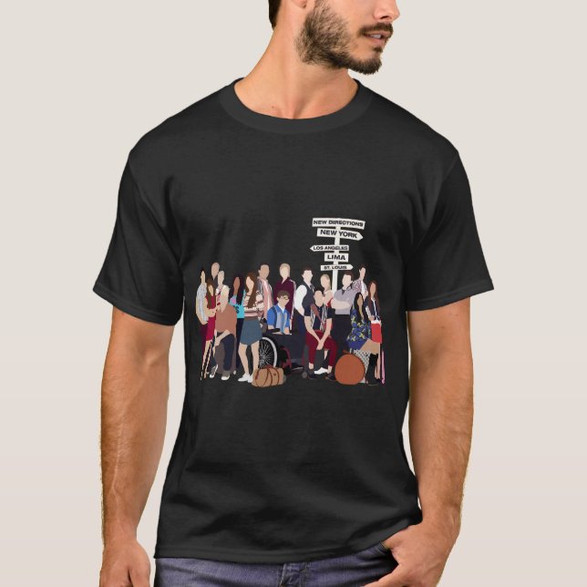 T-shirt Glee (Devant)