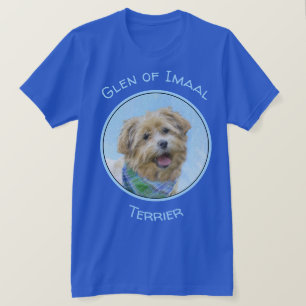 T-shirt Glen of Imaal Terrier Peinture - Art original Chie