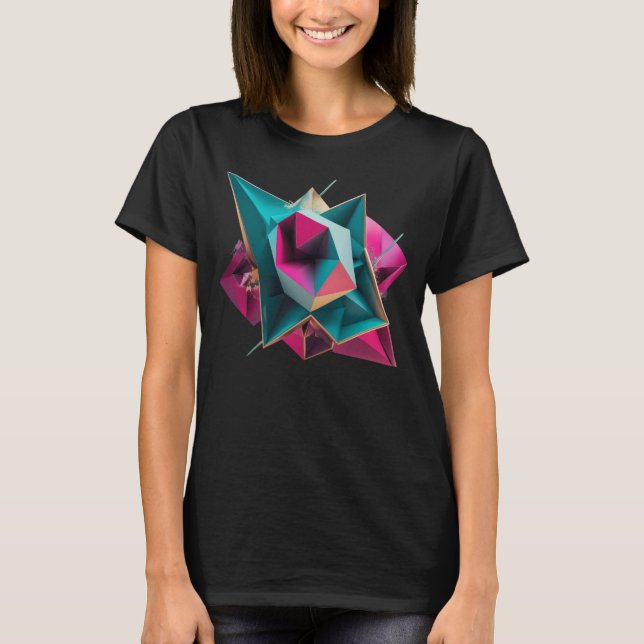 T-shirt Glimmering Rose Radiance (Devant)