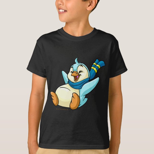 T-shirt Glissement de Bruce bleu (Devant)