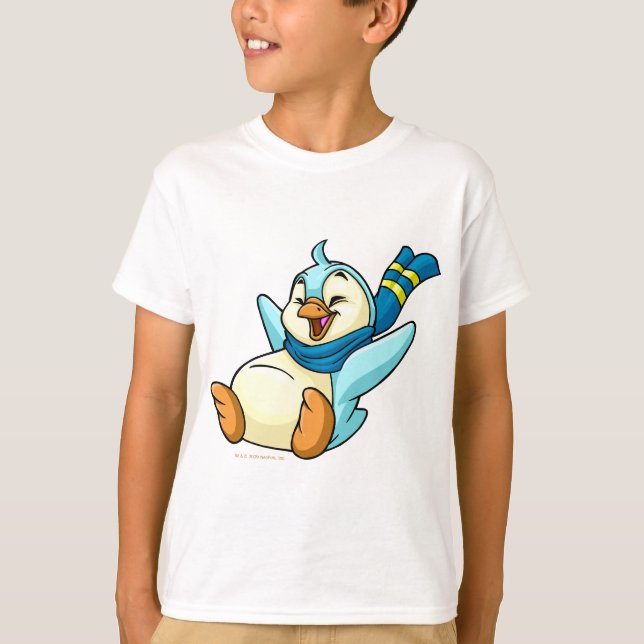 T-shirt Glissement de Bruce bleu (Devant)