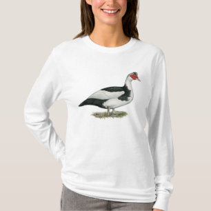 T-shirt Glisser à cornemuse noire
