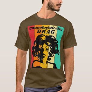 T-shirt Glisser sans remords Queen Pride Vintage Retro