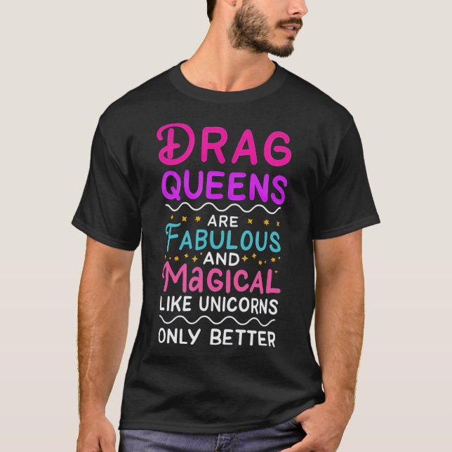 T-shirt Glisser un cadeau Queen pour Drag Performer Drag Q (Devant)