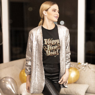 T-Shirt Glitzy pour le Nouvel An