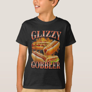 T-shirt Glizzy Gobbler Drôle Wiener Hot Dog Meme Bootleg G