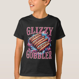 T-shirt Glizzy Gobbler Hotdogs drôle Mème nourriture Homme