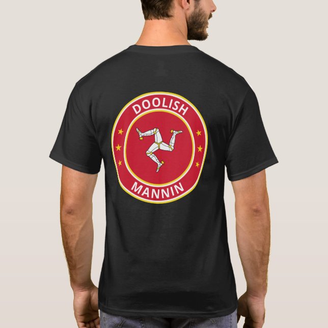 T-shirt Global Traveler - 'City', Mannin (Modifier) (Dos)
