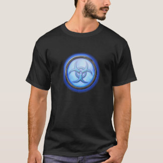 T-shirt Globe de bleu de Biohazard