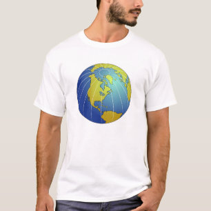 T-shirt Globe de la terre
