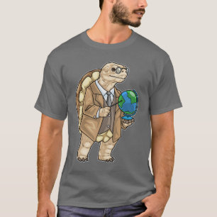 T-shirt Globe Professeur d'Histoire Tortue