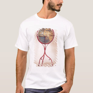T-shirt Globe terrestre, montrant l'Océan Indien