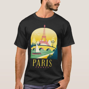 T-shirt Globetrotters à Paris Dark
